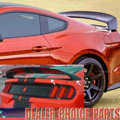 2015-2017 18 19 20 2021 2022 2023 Ford Mustang GT350 Style Spoiler 4pc UNPAINTED • $71.24