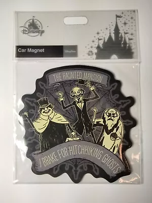 Disney Parks The Haunted Mansion “I Brake For Hitchhiking Ghosts” Car Magnet • $32.50