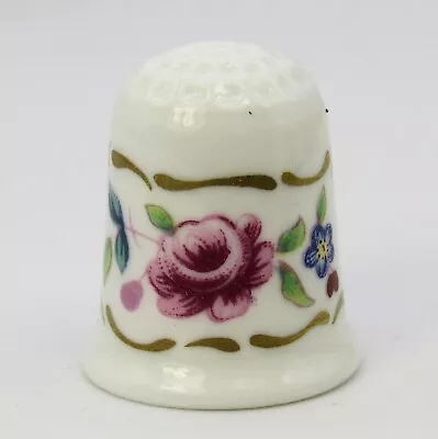 Thimble Collectors Club Albany Flowers By Coalport England • £4.74