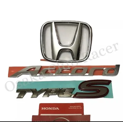 New OEM CU2 Honda Accord Type S Rear Emblem Set JDM Badges 09-14 Acura TSX • $119.95