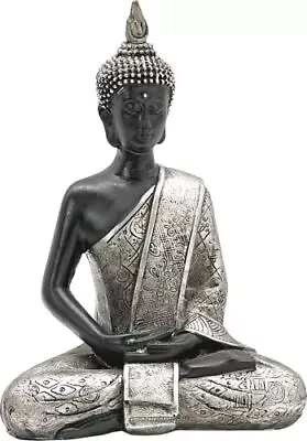 Buddha Statue Zen Home Decor 8 Inch Mindfulness Meditation Sculpture Peace Ha... • $22.66