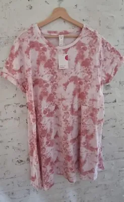 Brilliant Basics - Womens Tie Dye T-shirt Babydoll Dress - Size Large • $9.50