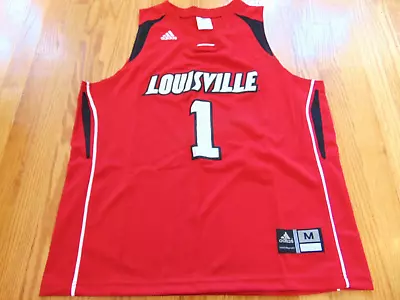 Nwot Vintage Adidas Ncaa Louisville Cardinals Permier Basketball Jersey Size M • $46.49