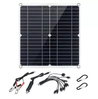 Solar Panel Kit 100A 12V Battery Charger  Controller Outdoor Caravan • £25.19