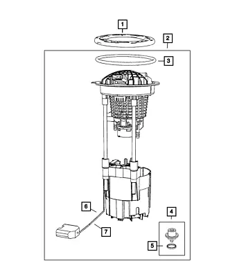 Genuine Mopar Level Unit Module Kit 68050955AB • $98.10