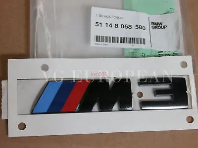 BMW F80 M3 Genuine Rear Trunk BLACK Competition Emblem  M3  Decal Badge Logo NEW • $27.99