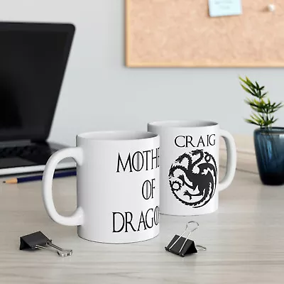 Personalised Game Of Thrones Mother Of Dragons Daenerys Targaryen Mug Gift • £8.99