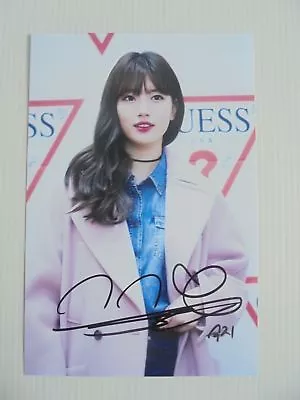 Suzy Bae Miss A 4x6 Photo Korean Actress KPOP Auto Signed USA Seller SALE F4 • $14.99