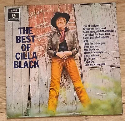 £19.99 • Buy SIGNED Cilla Black Flipback Stereo LP-'THE BEST OF CILLA' - PCS 7065 -PARLOPHONE