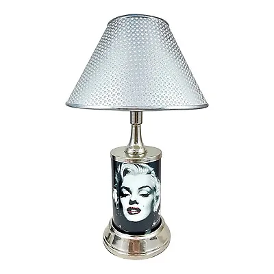 Marilyn Monroe Metal License Plate Handmade Sport Table Lamp Best Gift Ever • $46.95