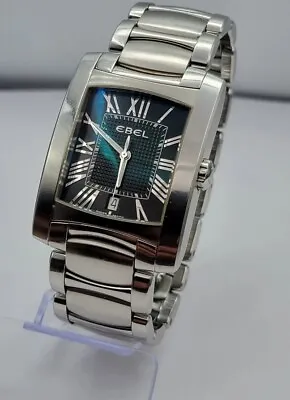£595 • Buy Gents Ebel Brasilia Stainless Steel Watch In Good Condition Boxed 