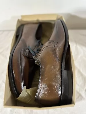 Vintage Weyenberg Massagic Derby SZ 10 Dress Shoe Ireland Brown Leather Walk • $60