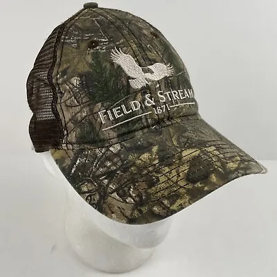 FIELD & STREAM Camo Trucker Snapback Hat Men’s Adjustable Mesh Back Embroidered • $7.28