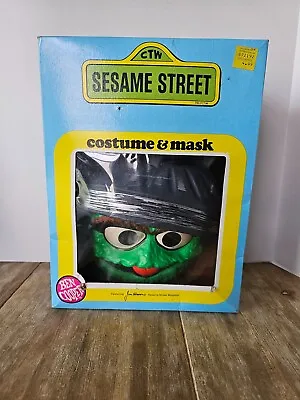 Vintage NEW 1979 Oscar The Grouch Sesame Street  Costume & Mask Ben Cooper • $30