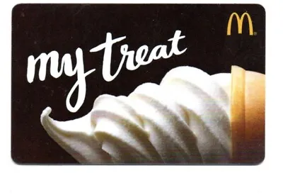 McDonald's My Treat Ice Cream Cone Gift Card No $ Value Collectible • $1.99