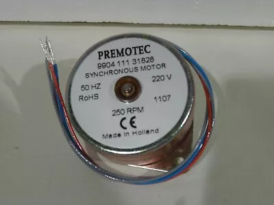  Premotec  Allied Motion Turntable Motor 9904 111 31828 250RPM 220V@50Hz • $53