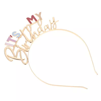  Birthday Themed Headdress Bitay Heaand Fo Women Headband Hair Accessories • £7.28