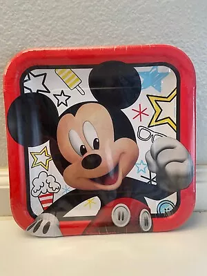  Mickey On The Go  Mickey Mouse Birthday Party 9  Dinner Paper Plates 8 Count • $2.95