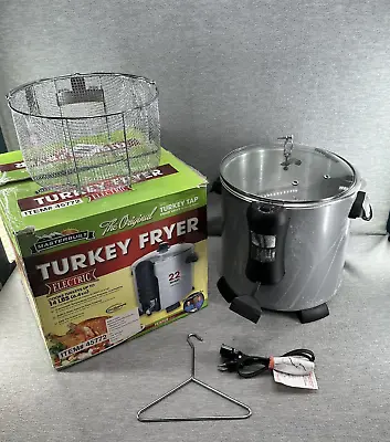 MASTERBUILT THE ORIGINAL- Electric Turkey Fryer & Seafood Kelltle 22qt • $149.99