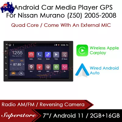 7  CarPlay Android 12 Auto Car Stereo GPS Head Unit For Nissan Murano (Z50) • $259