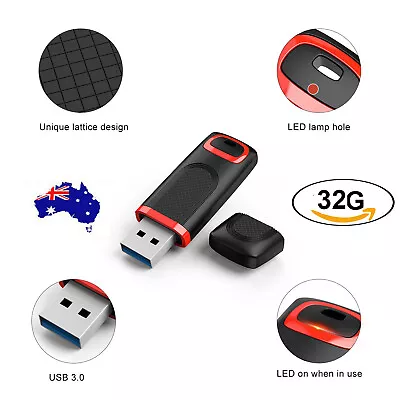 USB 3.0 Stick Flash Drives Memory Stick USB Stick Wholesale 1/5/10/100Pack 32GB • $9.99