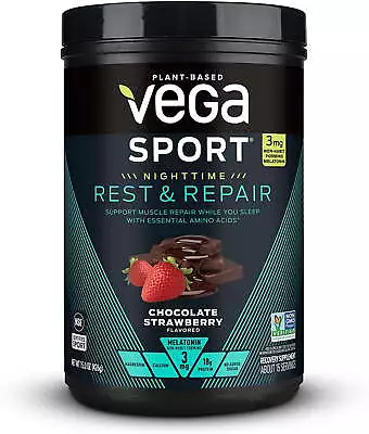 Vega Repair Plant-Based Recovery Protein Powder Chocolate Strawberry 15 Servings • $28.19