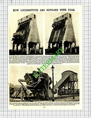 Railway Coaling Tower Toton Wellingborough Northamptonshire - C.1930s Cutting  • £7.95