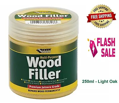 Everbuild Multi-Purpose Wood Filler Light Oak 250 Ml 250ml  • £5.35