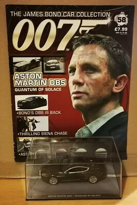 £7.99 • Buy 007 James Bond Car Collection #58 Aston Martin DBS   (PERFECT)