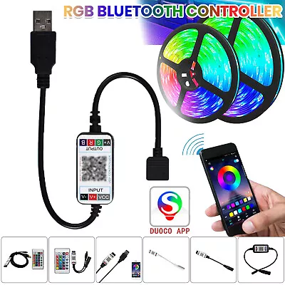 For 5050/3528/5630 Flexible Strip Light Smart Wifi Wireless RGB LED Controller • $8.27