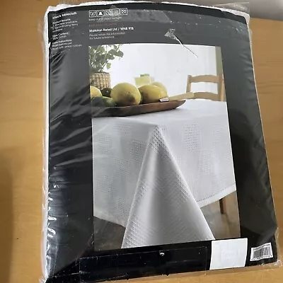 Matching White Check Table Cloth And 8 Napkins From Thehomestore • £14.95