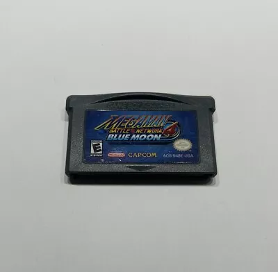 Mega Man Battle Network 4: Blue Moon (Nintendo Game Boy Advance 2003) Tested • $21.99
