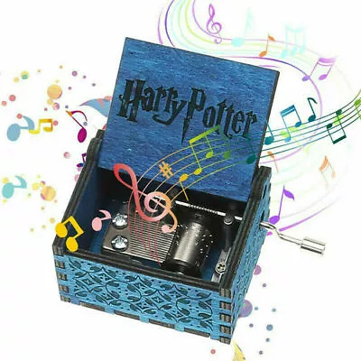 Harry Potter Music Box Gaming Movie Jewellery Instrument Hogwarts Wizardry AUS • $29.95