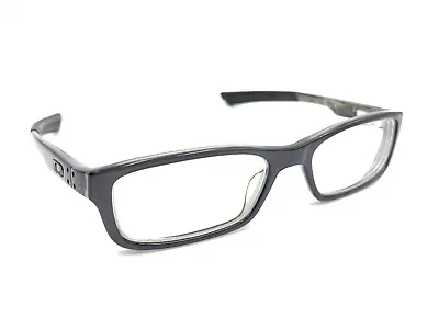 Oakley Bucket OX1060-0151 Polished Steel Gray Black Eyeglasses Frames 51-17 140 • $74.99