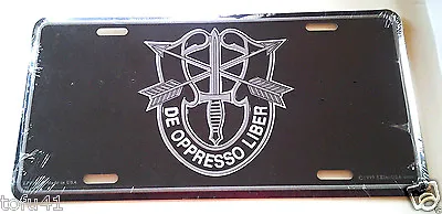 SPECIAL FORCES Military License Plate..Made In The USA 581 • $12.34