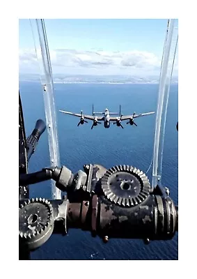 AVRO Lancaster Bomber Tail Gunner 2 A4 Picture Poster With Choice Of Frame • £8.49