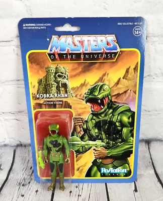 Super7 Masters Of The Universe ReAction Kobra Khan Camo Power-Con Exclusive 2018 • $54.75