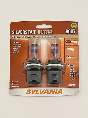 SYLVANIA 9007 SilverStar Ultra High Performance Halogen Headlight 2 Bulbs • $29.99