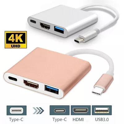 NEW USB Type C To HDMI HDTV TV Cable Adapter Converter For Macbook Android Phone • $11.99