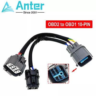 OBD2 To OBD1 10-PIN Distributor Jumper Harness For Civic Integra B20 B18a B16a • $12.49