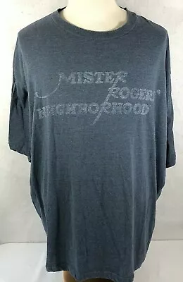 Mister Rogers Neighborhood T-Shirt Mens 5XL Gray New Tee Luv Big & Tall • $17.88