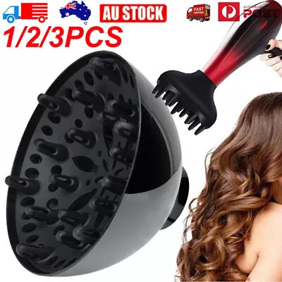 1/2/3PCS Diffuser Tool Hairdressing Salon Curly Hair Dryer Blower Professional • $11.85