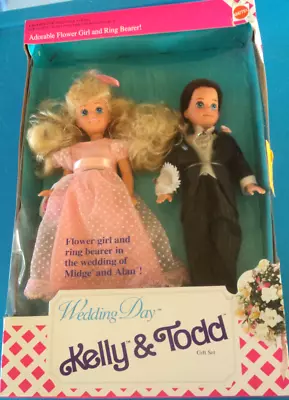 1991 Barbie Wedding Day Kelly & Todd Gift Set 2820 Nrfb! • $19.99