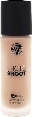 W7 Photo Shoot Foundation 16 Hour Budge Proof 16HR Early Tan 28ml New • £6.75