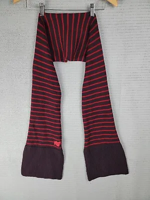 Marc By Marc Jacobs Scarf Wool One Size Wrap Striped Warm Kneck • $12.72