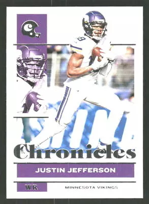 2021 Panini Chronicles #52 Justin Jefferson    Minnesota Vikings Football • $2.99