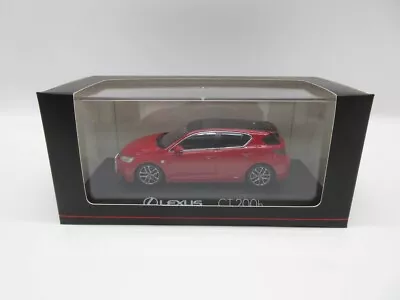 1:43 Kyosho LEXUS CT200h F SPORT Black/Mudder Red Diecast Model Car • $129.99