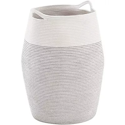 DEEABLO NEW YORK Laundry Hamper Woven Rope Large Clothes Toys Hamper Basket • $39.99