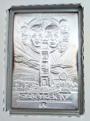 Star Trek Silver Cinema Art Silver Ingot 2  X 3  Free Shipping • $75.95