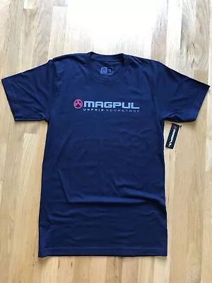 New Mens Magpul Unfair Advantage Logo Fine Cotton Size Small Navy T-Shirt NWT • $19.99